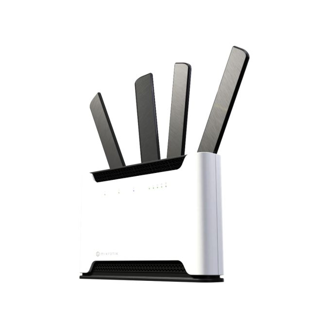 Маршрутизатор, MikroTik, D53G-5HacD2HnD-TC&EG120K-EA, Chateau LTE12, 5 портов 10/100/1000М, 2.4/5 GHz, АС1200, 1 слот Micro SIM, 1 слот USB-A, RouterOS, -20°С до 70 °C