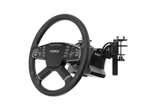 Комплект для симрейсинга, MOZA, Trucking Bundle, База R5, Руль TSW, Педали SR-P Lite, Зажим для стола), Черный