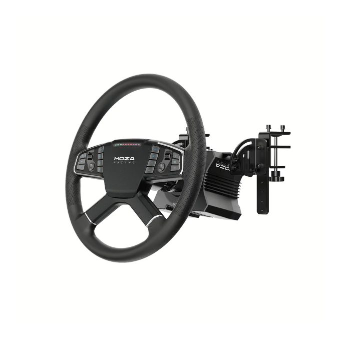 Комплект для симрейсинга, MOZA, Trucking Bundle, База R5, Руль TSW, Педали SR-P Lite, Зажим для стола), Черный