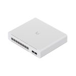 Коммутатор, Ubiquiti, USW-Pro-XG-8-PoE, Unifi Switch, Управляемый L3, 2x SFP+, 8 порта 10/100/1/2,5/5/10G RJ45 PoE++, 802.3af/at/bt, бюджет 155W, Настольный/настенный