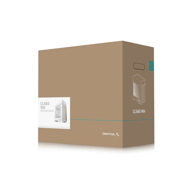 Компьютерный корпус, Deepcool, CL660, R-CL660-WHNNA0-G-1, ATX/Micro ATX, USB Type-C/ 3.0*2, HD-Audio+Mic, Кулер 2*120мм ARGB, Высота процессорного кулера до 175мм, Длина VGA до 413/388мм, 2+1*3.5"/1+1*2.5", Толщина 0,8мм, 457.5x235x533.5мм, Без Б/П, Белый