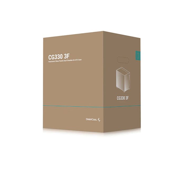 Компьютерный корпус, Deepcool, CG330 3F R-CG330-BKNGM3-G, Micro ATX/Mini-ITX, USB 3.0/2.0*2, Audio+Mic, 3*120mm ARGB, Высота процессорного кулера до 163мм, Длина VGA до 410мм, 1+1*3.5"/2+2*2.5", Слот 5, Сталь 0,6, 420x285x368мм, Без Б/П, Черный