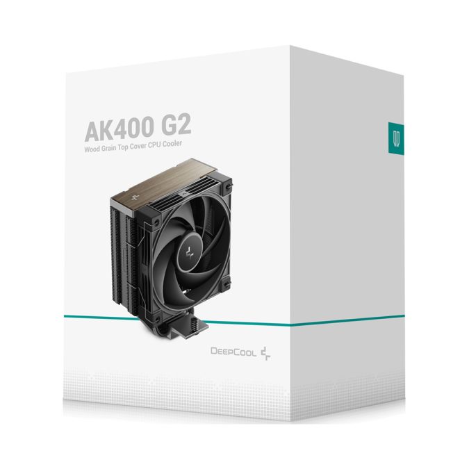 Кулер для процессора, Deepcool, AK400 G2 R-AK400G2-BKNNMN-GJD, Intel1851/1700/1200/115х и AMD AM5/AM4, 240W, 120мм, 2200±10%/об/м, 63.4 CFM, 31.45 dB(A), 4pin, 129х92х156мм, Чёрный