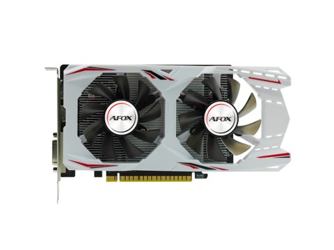 Видеокарта, AFOX, GTX1050Ti GAMING 4GB D5 Dual Fan (4897033788540), AF1050TI-4096D5H7-V9, GDDR5, 128bit, DP, HDMI, DVI, 220*147*56 мм, Цветная коробка