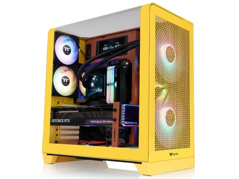 Компьютерный корпус, Thermaltake, View 390 Air Butter Caramel, CA-11F-00MMWN-00, ATX / Micro-ATX / Mini-ITX, 2*3.5"/1*2.5", Высота кулера до 160 мм, Длина VGA до 420 мм, 503 x 287 x 485 мм, Без Б/П, Коричневый