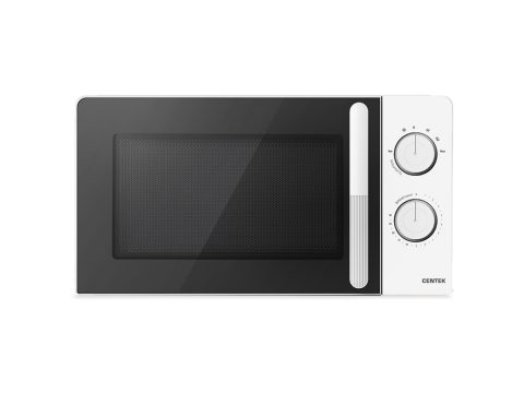 Микроволновая печь, Centek, CT-1552, 700 Вт, 20л, 6 режимов, Разморозка, Таймер, Подсветка, Белый