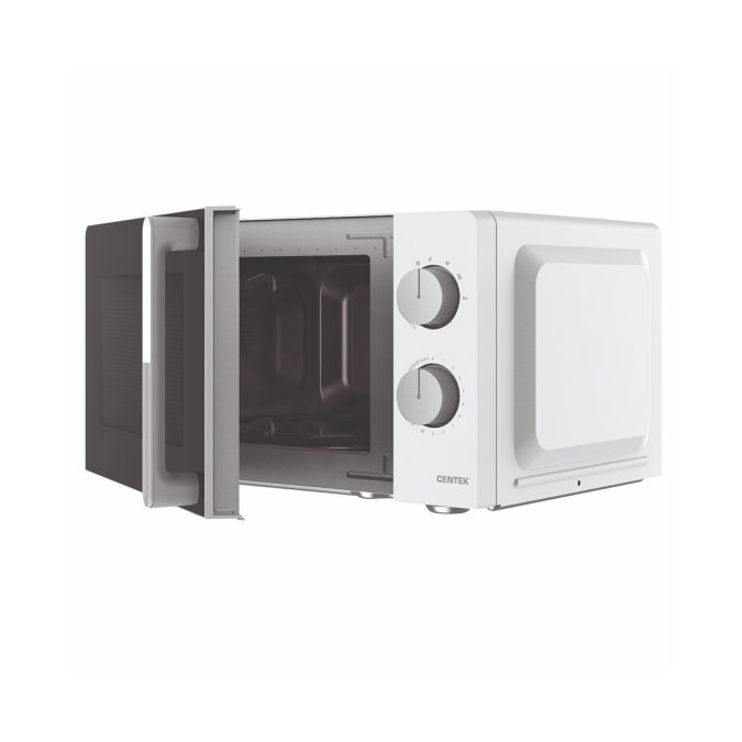 Микроволновая печь, Centek, CT-1552, 700 Вт, 20л, 6 режимов, Разморозка, Таймер, Подсветка, Белый