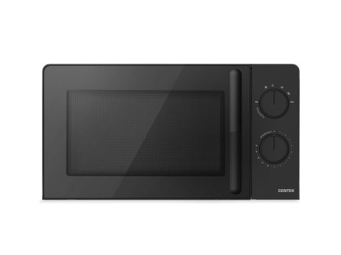 Микроволновая печь, Centek, CT-1552, 700 Вт, 20л, 6 режимов, Разморозка, Таймер, Подсветка, Черный