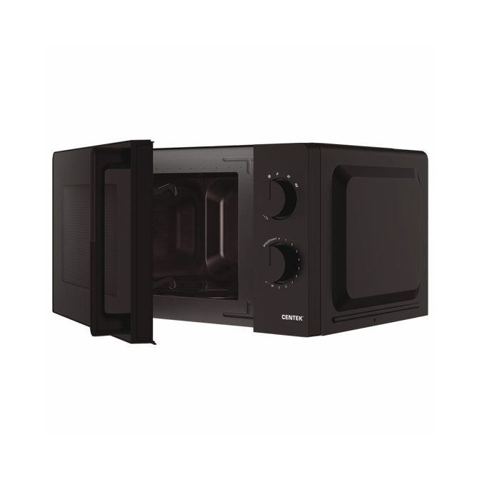 Микроволновая печь, Centek, CT-1552, 700 Вт, 20л, 6 режимов, Разморозка, Таймер, Подсветка, Черный