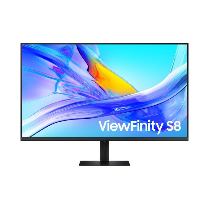 Монитор, Samsung, ViewFinity S8 4K LS37D802UAIXCI, 37", 3840x2160, VA, 60 Гц, DP (v1.2), 2*HDMI (v2.0), USB-C, 3000:1, 350 кд/м, 5 мс, Регулировка наклона, 100x100, 178/178, 16:9, 1.07 млрд, Черный