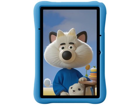 Планшет, OSCAL, Pad 60 Kids, 4GB RAM 128GB ROM, 10.1",HD+ IPS, 800х1280, Android 15, Allwinner A523, Камера 8Мп / 5Мп, 5100mAh, With protective EVA case, (Blue) Синий
