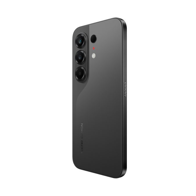 Мобильный телефон, TECNO, CAMON 50 (CN5) 256+8 GB, 6.78" AMOLED, Аккумулятор 6500 мАч, 50MPx+8MPx/32MPx, MediaTek Helio G200 Ultimate, 18W, (Moonshadow Black) Чёрный