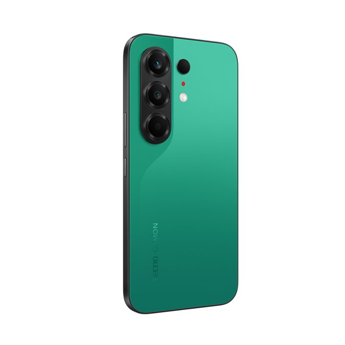 Мобильный телефон, TECNO, CAMON 50 (CN5) 256+8 GB, 6.78" AMOLED, Аккумулятор 6500 мАч, 50MPx+8MPx/32MPx, MediaTek Helio G200 Ultimate, 18W, (Malachite Green) Зелёный