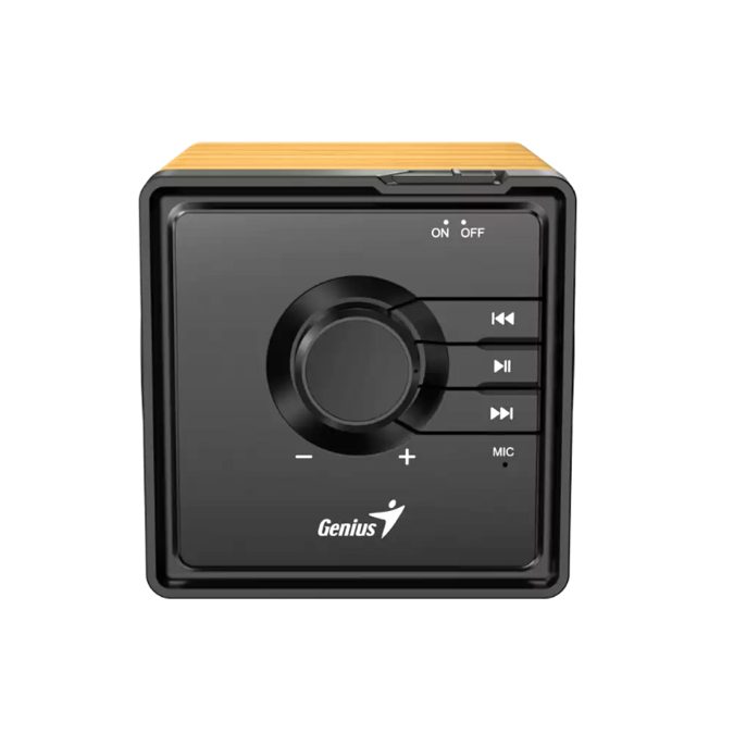 Колонки, Genius, SP-916BT, Bluetooth 5.3, 180Hz-15KHz, Емкость батареи 3.7V / 1800mAh, Рабочий диапазон 10 м, Регулятор громкости, Коричневый