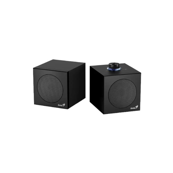 Колонки, Genius, SP-HF300U, USB-A / USB-C (2 в 1), 4 Вт, 100 Гц – 20 кГц, 65 дБ, Регулировка громкости, Черный