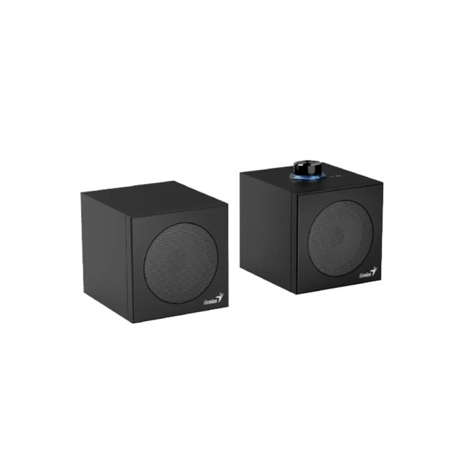 Колонки, Genius, SP-HF300U, USB-A / USB-C (2 в 1), 4 Вт, 100 Гц – 20 кГц, 65 дБ, Регулировка громкости, Черный