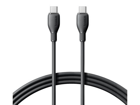 Интерфейсный кабель, Baseus, P10376302112-03, Ultra-Fast Fast Charging Cable, USB-C to USB-C, 100W 1m, Черный