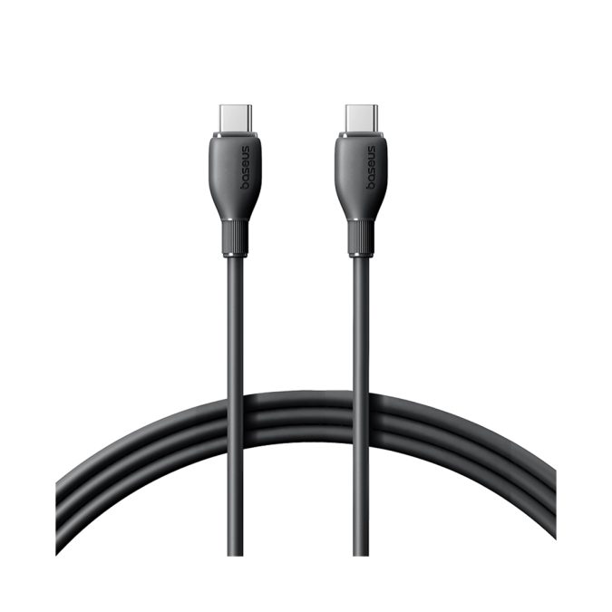 Интерфейсный кабель, Baseus, P10376302112-03, Ultra-Fast Fast Charging Cable, USB-C to USB-C, 100W 1m, Черный