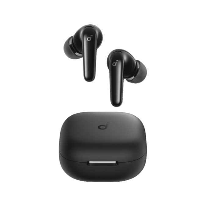 Наушники, soundcore, R60i NC (D1202G11), Bluetooth 5.3, TWS, 13 мм, ENC, IPX5, Черный