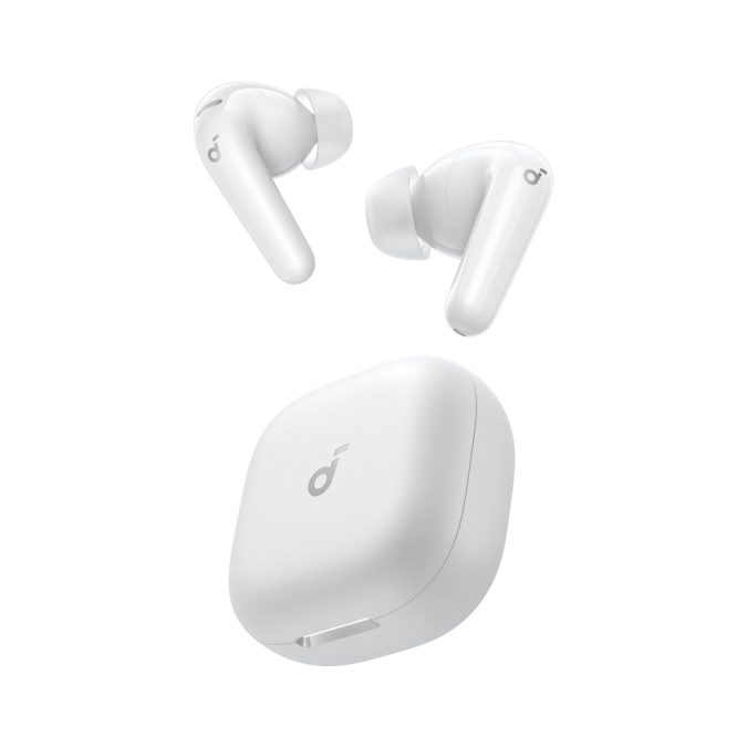 Наушники, soundcore, R60i NC (D1202G21), Bluetooth 5.3, TWS, 13 мм, ENC, IPX5, Белый