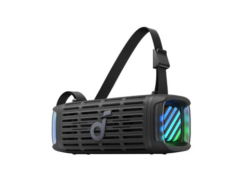 Портативная колонка, soundcore, Boom 3i (D5100010), до 140 Вт, BassUp™ 2.0, 50 Гц – 20 000 Гц, Bluetooth 5.3, до 20 м, USB-C, IPX7 Черный