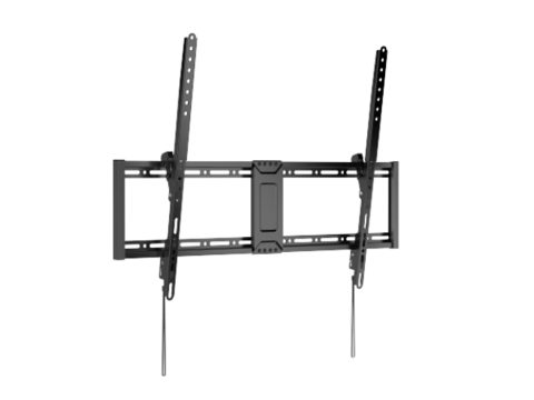 Кронштейн для ТВ и мониторов, XG, WA-43100T, Макс. нагрузка - 75 кг, Диагональ экрана от 43" до 100", Угол наклона 0° +8°, Профиль 44мм, Чёрный