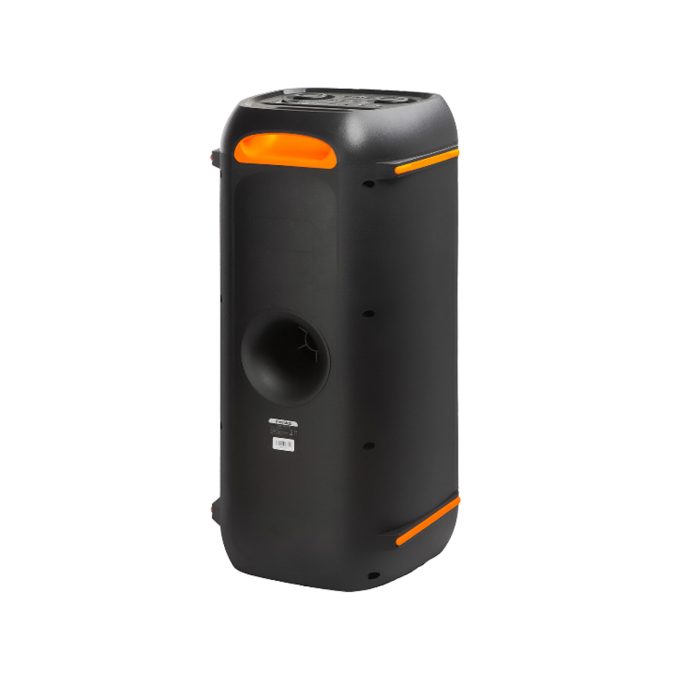 Колонки, Microlab, PT602, Bluetooth 5.0, Аккумулятор 4000 мАч, Пульт ДУ, RGB, FM Радио, 40 Вт, 50 Гц - 20 кГц, TWS, Aux, USB, MicroSD, 280x290x630, Черный