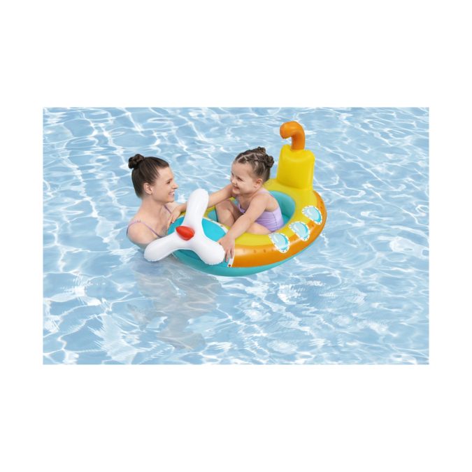 Надувная лодочка Playa Pal 108 х 65 см, BESTWAY, 34213, Винил, 3+, Синий/жёлтый/зелёный в ассортименте, Цветная коробка