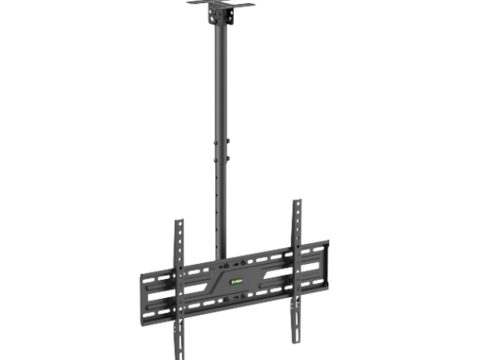 Кронштейн потолочный для ТВ и мониторов, XG, CFM-3786, Макс. нагрузка - 50 кг, Диагональ экрана от 37" до 86", Профиль 527-777 мм., Наклон по уровню +2°~-2°, Угол наклона 0°-25°, Чёрный