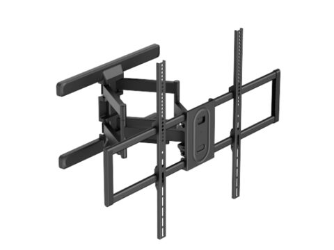 Кронштейн для ТВ и мониторов, XG, FMW-50100, Макс. нагрузка - 60 кг, Диагональ экрана от 50" до 100",Угол наклона -10° +5°, Профиль 65-480 мм, Наклон по уровню -3° +3°, Чёрный