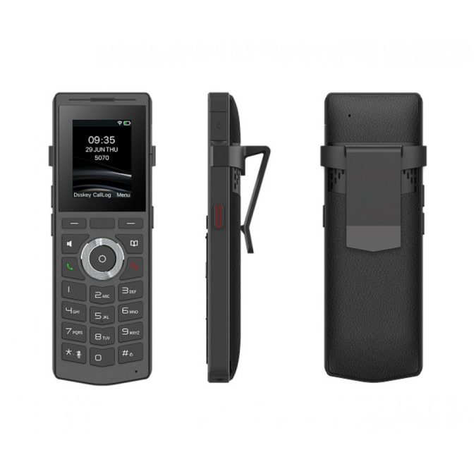 Беспроводной телефон, Linkvil, W610D, DECT, 2 SIP-линии, цветной LCD 2", Bluetooth 5.0, PTT, 3.5 мм, HD Voice, аккумулятор 1900 мАч, до 8 ч разговора