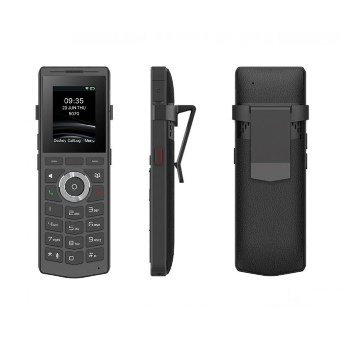 Беспроводной телефон, Linkvil, W610H, DECT, 2 SIP-линии, цветной LCD 2", Bluetooth, PTT, 3.5 мм, HD Voice, до 700 м, аккумулятор 1900 мАч, до 8 ч разговора