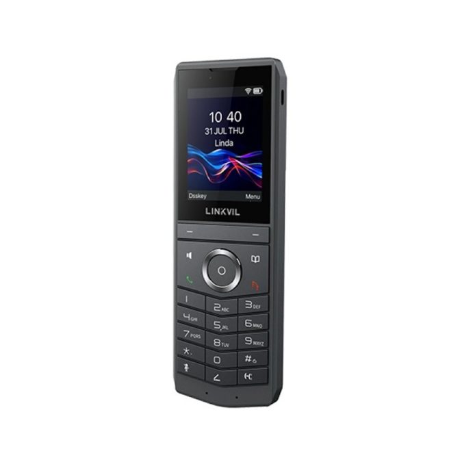 Беспроводной телефон, Linkvil, W620W, WIFI, 8 линий SIP, 13 часов в режиме разговора, Wi-Fi 6, 2,4-дюймовый цветной экран, Type-C