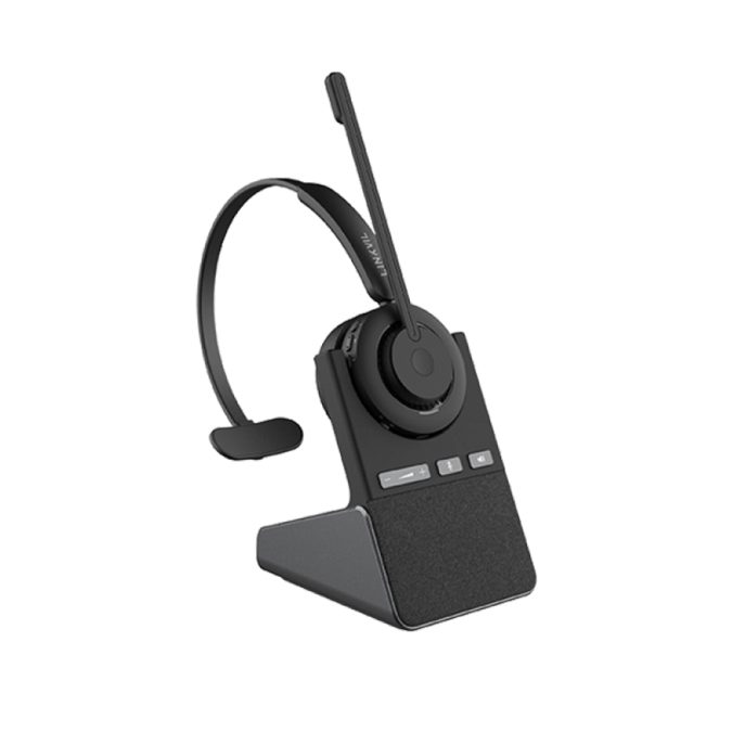 Гарнитура, Linkvil, DH310D Pro, беспроводная DECT + Bluetooth 5.3, моно, AI шумоподавление ENC, зарядная база, Busylight, HD звук
