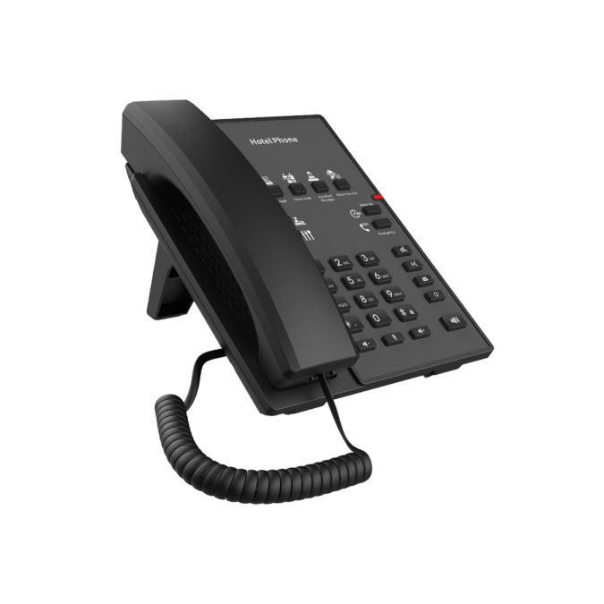 IP-телефон, Fanvil, H1, IP-телефон, отельный, 2 SIP-линии, PoE, без дисплея, 8 DSS-клавиш, блок питания в комплекте