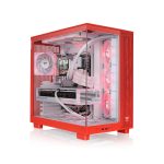Компьютерный корпус, Thermaltake, View 380 XL TG ARGB Flaming Orange, CA-11E-00MRWN-00, E-ATX / ATX / Micro-ATX / Mini-ITX, 1*3.5"/3*2.5", Высота кулера до 160 мм, Длина VGA до 450 мм, 471 x 288 x 469 мм, Без Б/П, Оранжевый