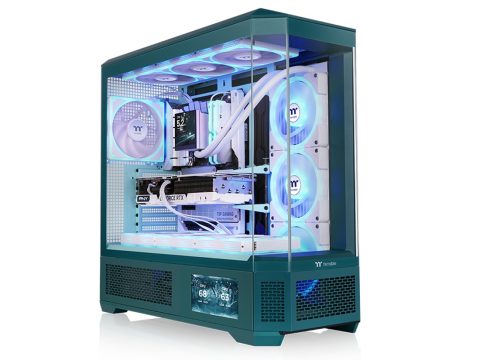 Компьютерный корпус, Thermaltake, View 600 TG Transformative Teal, CA-11H-00FNWN-00, E-ATX / ATX, 3*3.5"/3*2.5", Высота кулера до 175 мм, Длина VGA до 480 мм, 560  249  584 мм, Без Б/П, Бирюзовый