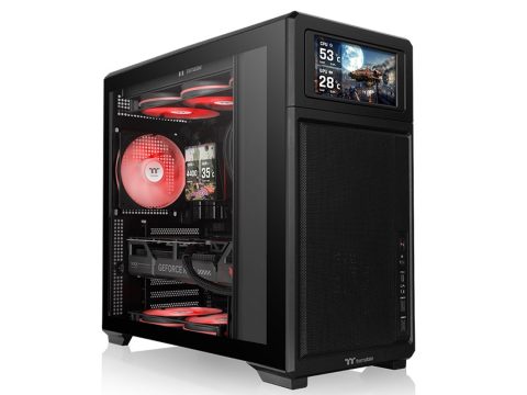 Компьютерный корпус, Thermaltake, TR300 TG Black, CA-11M-00M1WN-00, Mini ITX/Micro-ATX/ATX, 2*3.5"/3*2.5", Высота кулера до 165 мм, Длина VGA до 410 мм, 419 x 205 x 467 мм, Без Б/П, Черный