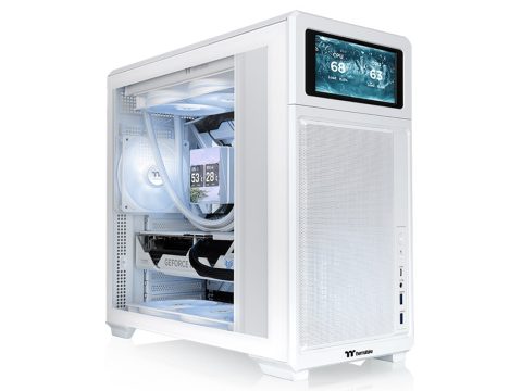 Компьютерный корпус, Thermaltake, TR300 TG Snow, CA-11M-00M6WN-00, Mini ITX/Micro ATX/ATX, 2*3.5"/3*2.5", Высота кулера до 165 мм, Длина VGA до 410 мм, 419 x 205 x 467 мм, Без Б/П, Белый