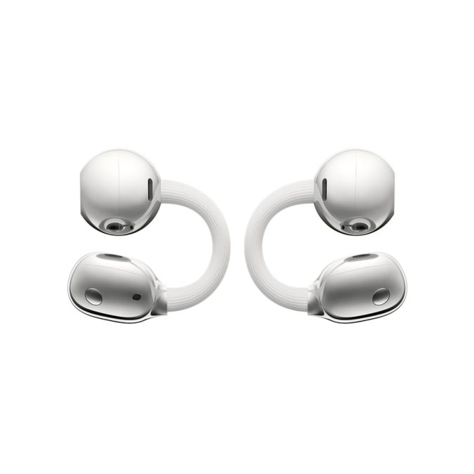 Беспроводные наушники, Huawei, FreeClip 2 T0027, 20 Гц – 20 кГц, каждый наушник около 5,6, г, 60 мАч (один наушник), 537 мАч (кейс), Type-C, Bluetooth 6.0, (White) Белый