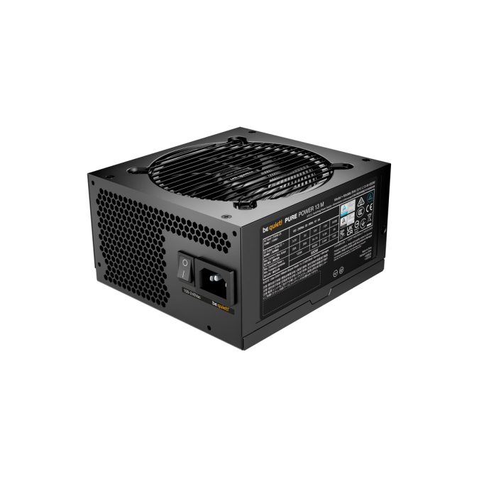 Блок питания, Bequiet!, Pure Power 13M 550W, BP024EU, 550W, Gold, ATX 3.1, APFC, 1*20+4pin, 1*4+4pin, 5*SATA, 2*PCI-E 6+2 pin, Вентилятор 12см, 160*86*150 см, Черный