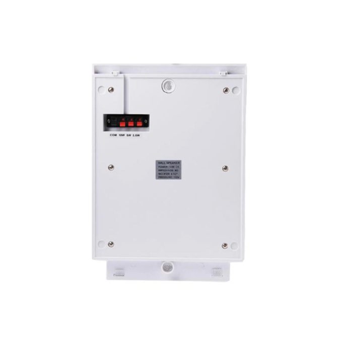 Динамик настенный, L-FRANK AUDIO, HWR 118T 5W, мощность1,25/2,5/5 Вт, диапазон частот 150...17000 Гц, чувствительность 90 дБ, 312х210х85 мм