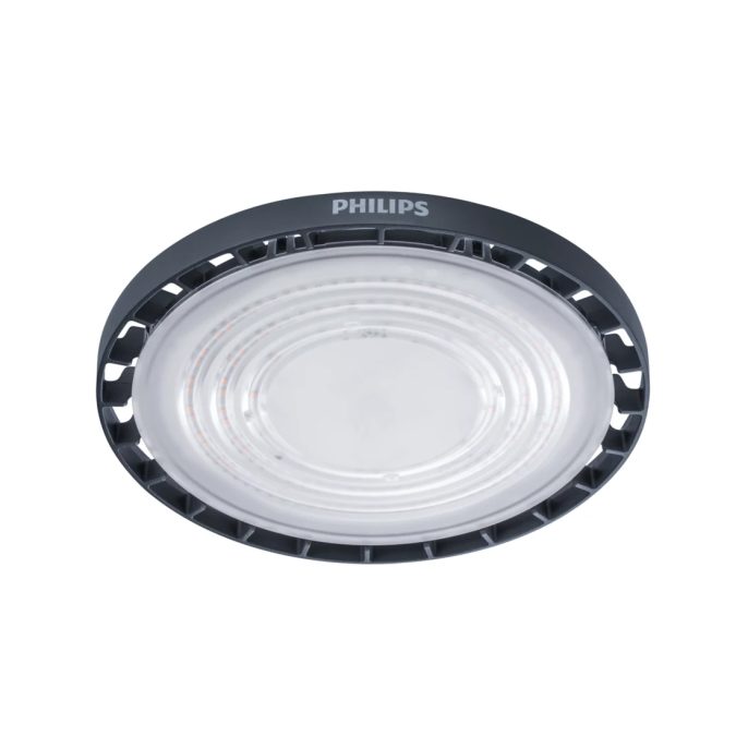 Светильник для высоких пролётов, Philips, BY239P LED195/CW PSU GM G2, Мощность 150Вт, Световой поток 19500Лм, Цветовая температура 6500К холодный, Индекс цветопередачи 80CRI