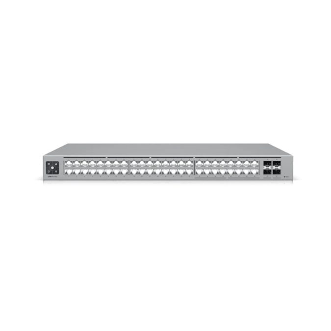 Сетевой Коммутатор, Ubiquiti, USW-Pro-Max-48, UniFi, Управляемый L3, 32 порта 10/100/1000Mbps, 16 портов 10/100/1000/2500Mbps PoE++, 4 порта SFP+, Стоечный