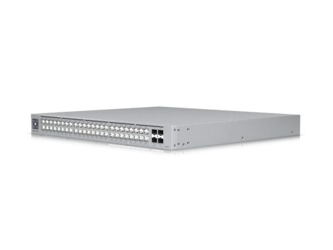 Сетевой Коммутатор, Ubiquiti, USW-Pro-Max-48-PoE, UniFi, Управляемый L3, 32 порта 10/100/1000Mbps, 16 портов 10/100/1000/2500Mbps PoE++, 802.3af/at, PoE бюджет 720W, 4 порта SFP+, Стоечный