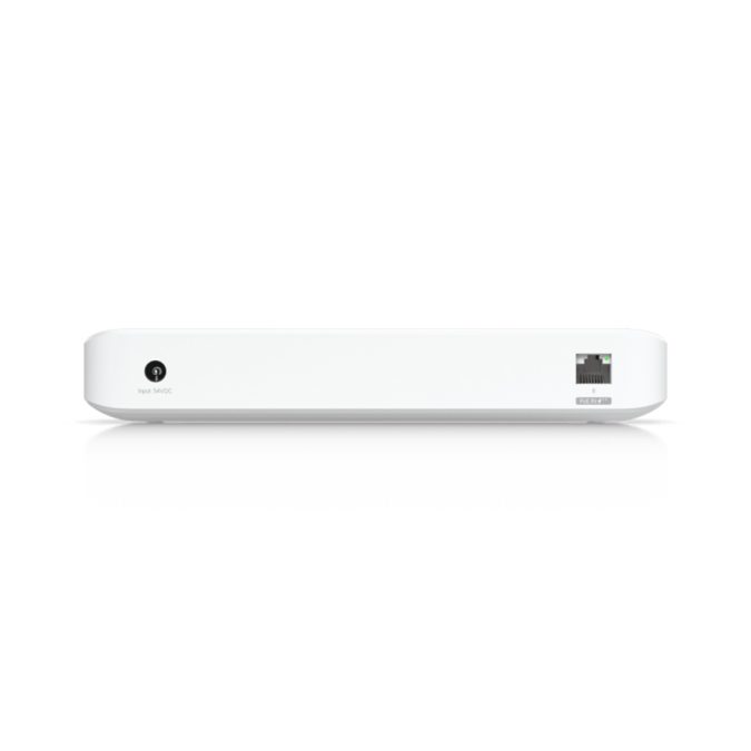 Сетевой Коммутатор, Ubiquiti, USW-Ultra, UniFi, Управляемый L3, 7 портов 10/100/1000Mbps output PoE+, 802.3af/at, PoE бюджет до 42W, 1xGbE PoE++ input port, Настольный/настенный