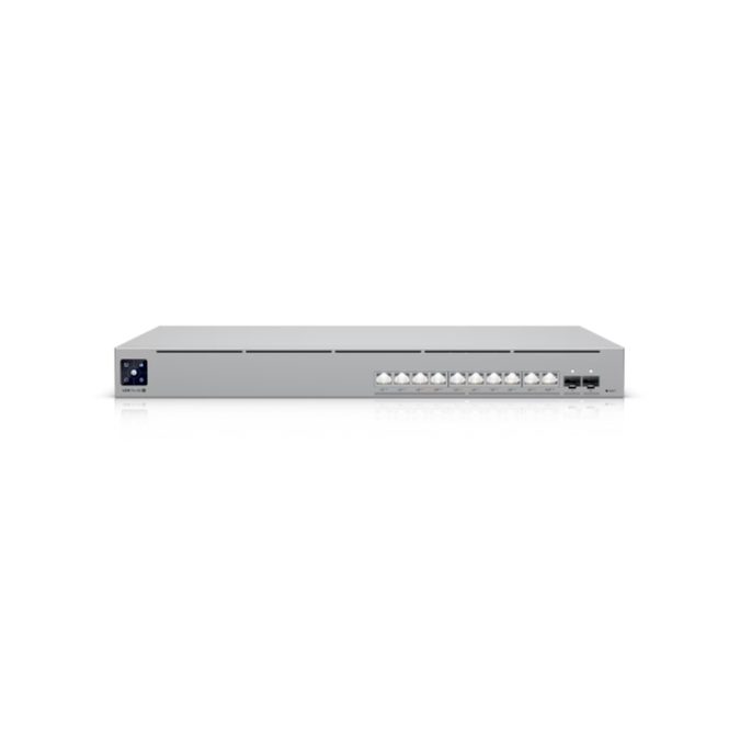 Коммутатор, Ubiquiti, USW-Pro-XG-10-PoE, Управляемый L3, 10 портов 10G/5G/2.5G/1G/100M PoE+++,, 802.3af/at/bt, PoE бюджет 400W, 2 порта SFP+, Стоечный