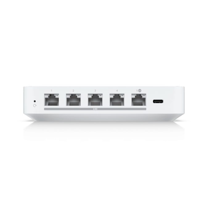 Сетевой маршрутизатор, Ubiquiti, UXG-Max, Gateway Max, LAN 4 х 1/2.5GGГбит/с, WAN комбо 1 х 2,5/1G RJ45, AC/DC адаптер в комплекте, Настольный