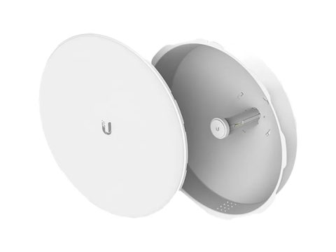 Беспроводной маршрутизатор, Ubiquiti, PBE-5AC-ISO-Gen2, PowerBeam, 1 порт 10/100/1000 RJ-45, 450 Mbps, Passive Poe 24V, адаптер в комплекте, внешняя, 5 ГГц (КОМПЛЕКТАЦИЯ: PBE-5AC-ISO-Gen2, БЛОК ПИТАНИЯ, ПРОВОД ПИТАНИЯ, АНТЕННА, ЗАЩИТНЫЙ ЭКРАН, ЭЛЕМЕНТЫ КРЕПЛЕНИЯ (4 шт), ИТОГО 9 частей)