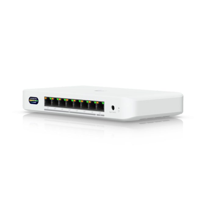 Коммутатор, Ubiquiti, UDB-Switch, Device Bridge, Wi-Fi7, 802.11a/b/g/n/ac/be, BE 10100, LAN: RJ45 7 х 1/2,5 Гбит/с, RJ45 1 х 10 Гбит/с, PoE out, Total PoE 60W, 5 ГГц